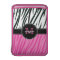 Black and Pink Zebra Print Custom Monogram girly
