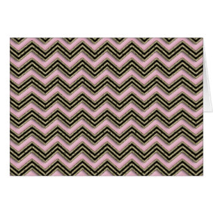 Black and Pink Zigzag Pattern