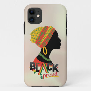 Black And Proud African American Girl Case-Mate iPhone Case