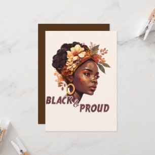 Black and Proud Invitation
