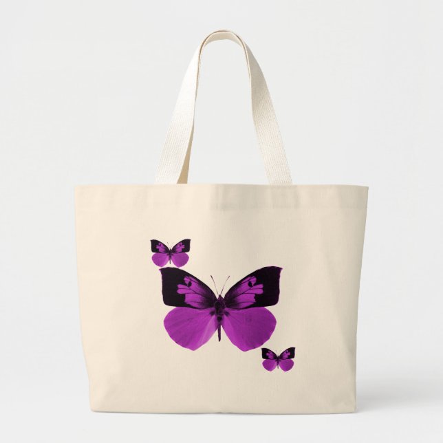 Black and Purple butterfly bag (Front)