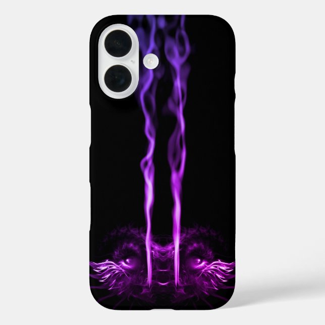 Black and Purple Dragon Smoke Case-Mate iPhone Case (Back)