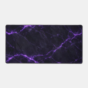 Black and Purple Marble Mouse Pad
