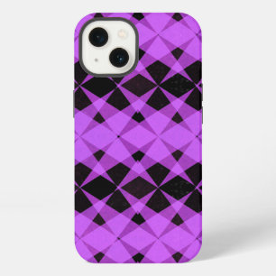 Black and purple stars pattern Case-Mate iPhone ca 13 Case