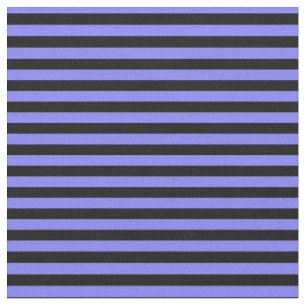 Black and Purple Stripes Fabric