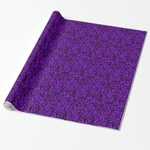 Black and Purple Wrapping Paper