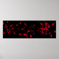 black and red blood guitar rock