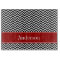 Black and Red Chevron Pattern Personalised