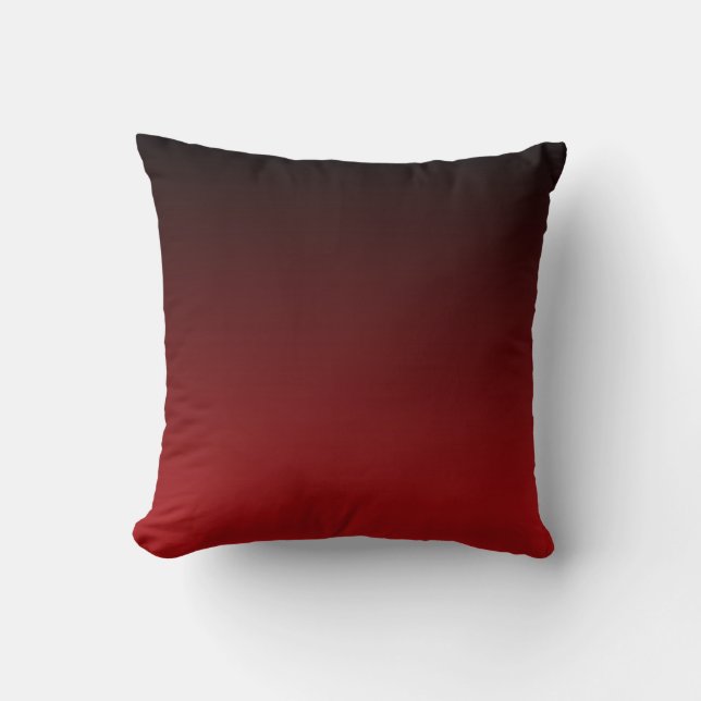 Black and red gradient.  cushion (Front)