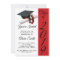 Black and Red Graduation Cap and Tassel