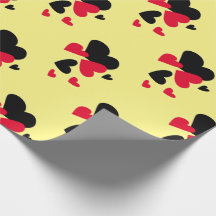 Black and Red Hearts Yellow