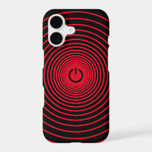 Black and Red iPhone Case