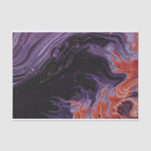 Black and Red Marble Tissue Paper