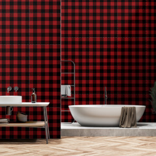 Black and Red Plaid Wallpaper