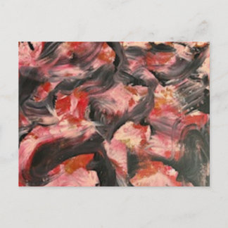 Black and Red postcard acryllic