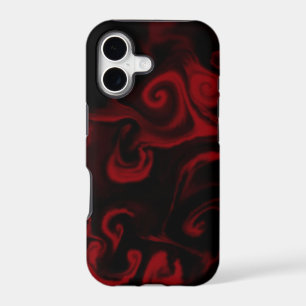 black and red smoke