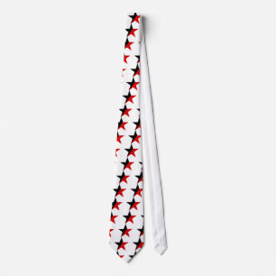 Black and Red Star Anarcho-Syndicalism Anarchism Tie