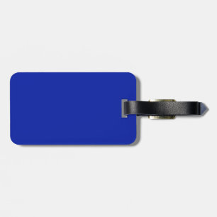 Black and Royal Blue Luggage Tag