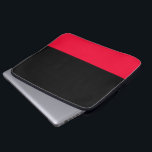 Black and Scarlet Laptop Bag<br><div class="desc">Carry around your laptop in style in this red and black case.</div>