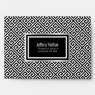 Black and silver Bachelor party Envelope