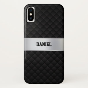 Black and Silver Case-Mate iPhone Case