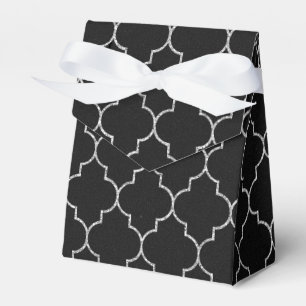 Black and silver favour box" favour box
