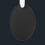 Black and Silver-Grey Acrylic Ornament<br><div class="desc">Black and grey give balance to any space.</div>