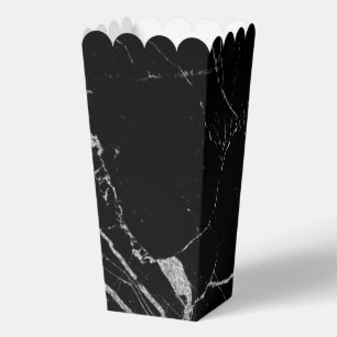 Black and Silver Vein Marble Favour Box