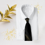 Black and Sparkly Gold Tie<br><div class="desc">Black and Sparkly Gold Neck Tie</div>