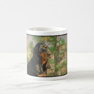 Black and Tan Coonhound Coffee Mug