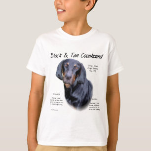 Black and Tan Coonhound History T-Shirt