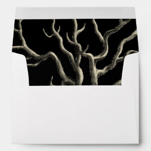 Black and Tan Coral Envelope