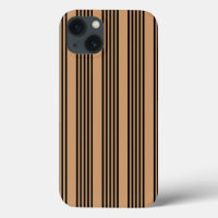 Black and tan five stripe pattern