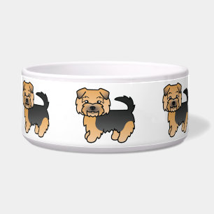 Black And Tan Norfolk Terrier Cartoon Dog