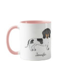 Black And Tan Piebald Short Hair Dachshund & Name