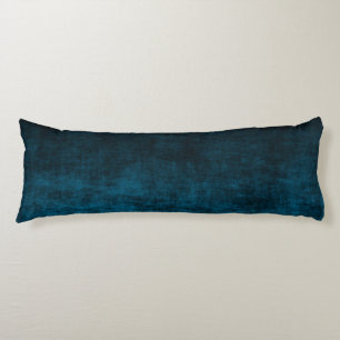 Black and Teal Grunge Ombre Texture Body Cushion