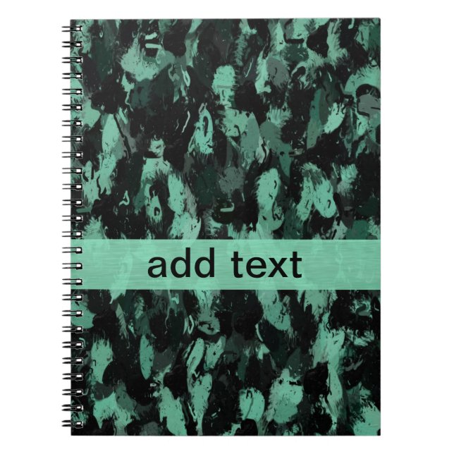 Black and Teal Notebook (Front)