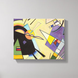 Black and Violet by Wassily Kandinsky Canvas Print