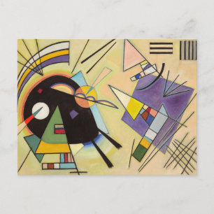 Black and Violet by Wassily Kandinsky Postcard