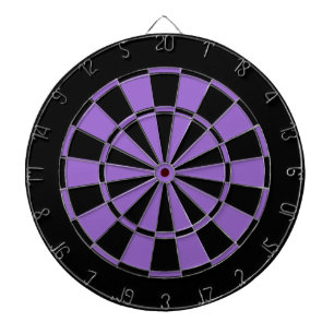black and violet purple dartboard