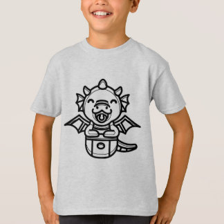 BLACK AND WHITE #13 - Tiny dragon in my pocket T-Shirt