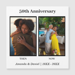 Black and White 2 Photo Collage Anniversary