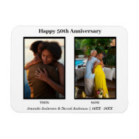 Black and White 2 Photo Collage Anniversary