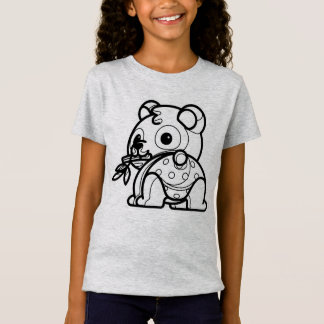 BLACK AND WHITE #35 - Baby panda T-Shirt