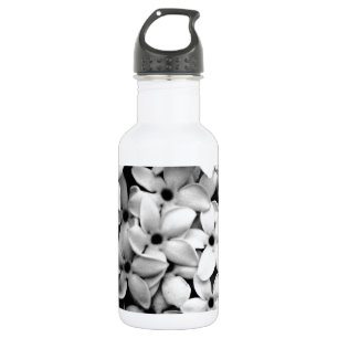 Black and white 532 ml water bottle