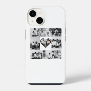 Black and White 7 Photo Collage iPhone 14 Case