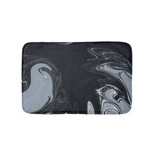 Black And White Abstract Art   Best abstract art Bath Mat