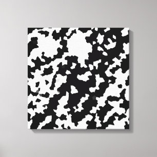 Black And White Abstract Camouflage Download And Canvas Print