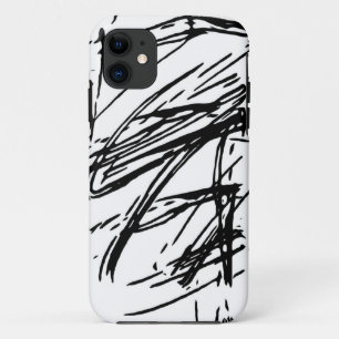 Black and white abstract Case-Mate iPhone case