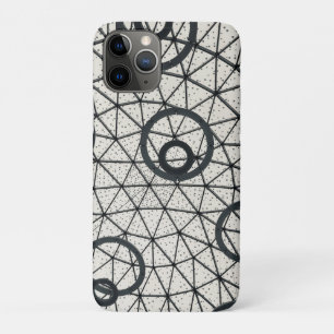 Black and White Abstract Circles Case-Mate iPhone Case